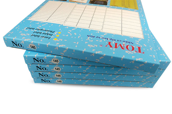 giấy decal Tomy A4 145 65 tem