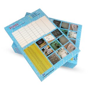 Giấy decal in tem nhãn mã vạch Tomy khổ A4
